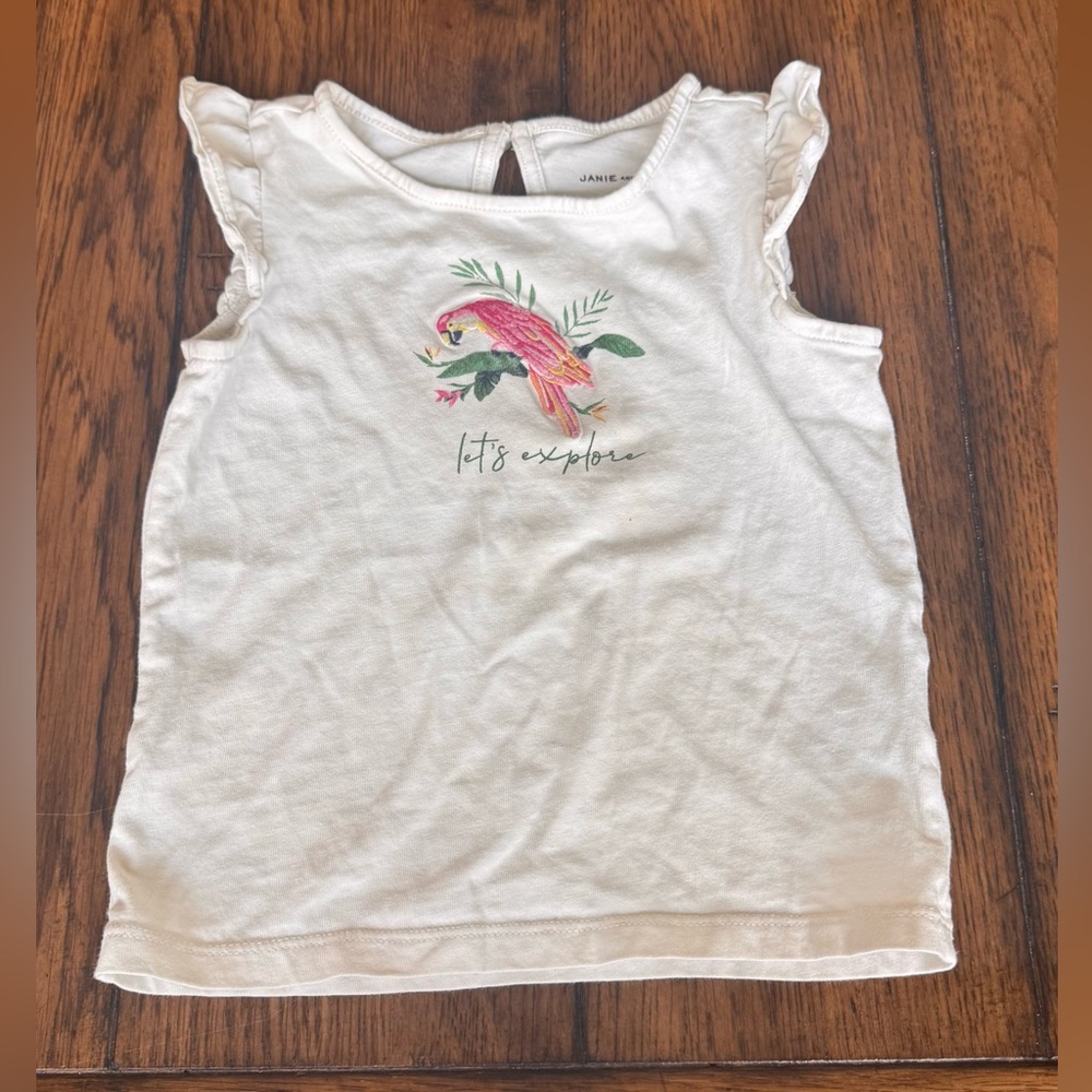 Janie and Jack Parrot Shirt 🐦